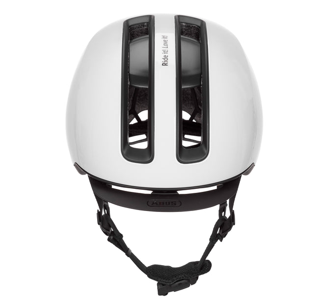 ABUS HUD-Y by i:SY Helm in Seashell White